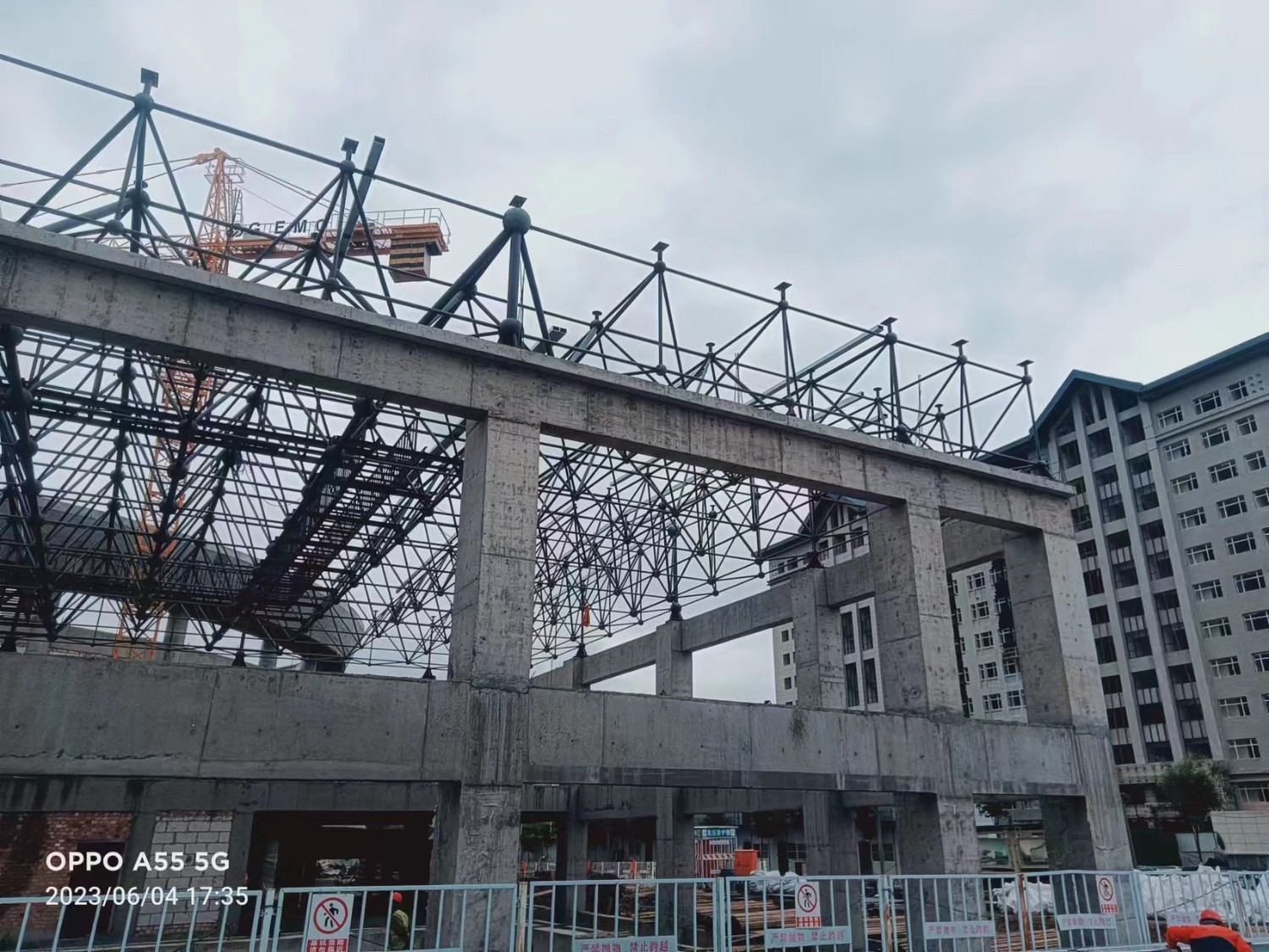 山東華中重鋼工程案例——定西職業(yè)技術學院體育館(體育館)